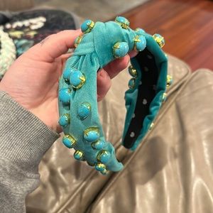 Lele Sadoughi December Turquoise Gemstone Headband